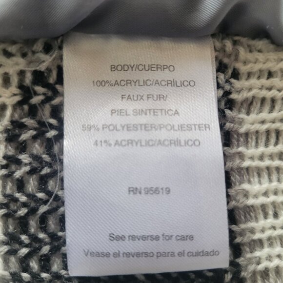 Hannah Nordic Fair Isle Cozy Faux Fur Ski Retro Sweater Vest (Size: Small) - Picture 11 of 15